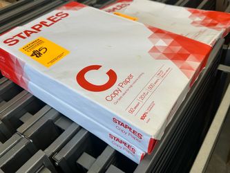 2+ Packs Staples Copy Paper 11x17 Inch 20 lb. 500 Sheets/Ream