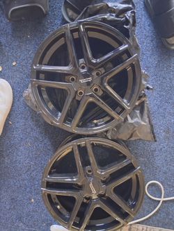 American racing rims all black