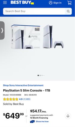 Ps5 Slim 1tb Disc Version