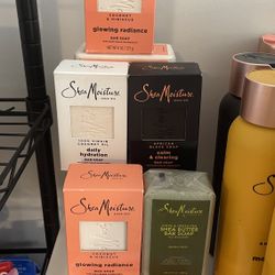 Shea moisture bodywash soap  bars  3×$10