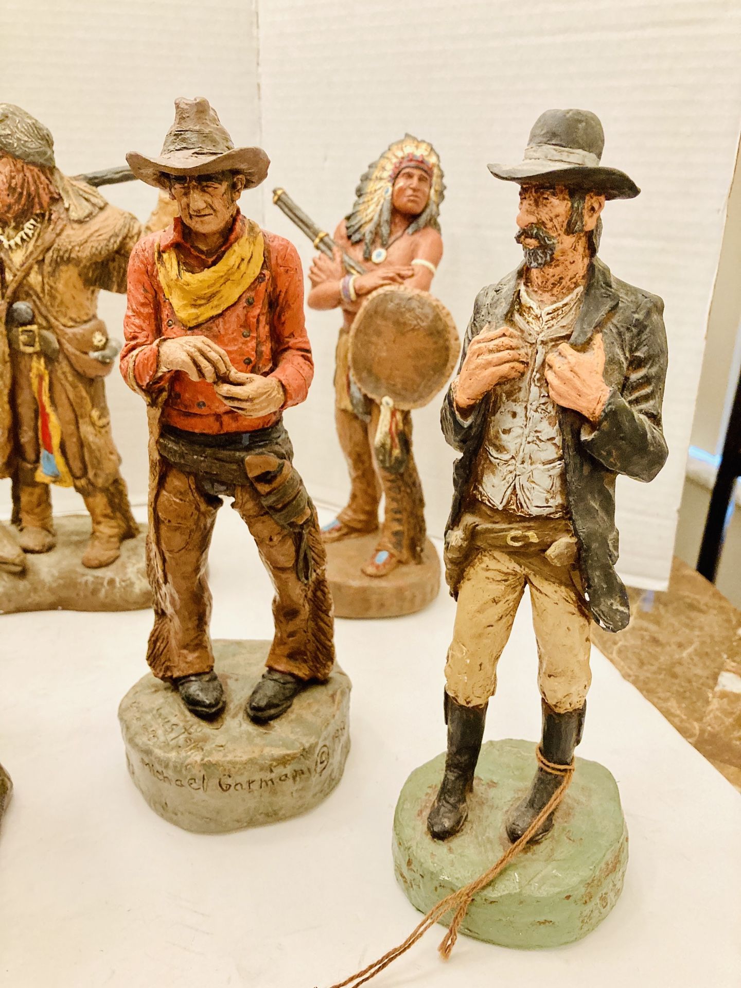 57%OFF!】 カウボーイ置物 Michael Garman Cowboy Statue dr-john-shen