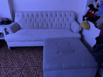 Big Sofa And Ottoman For Sale.