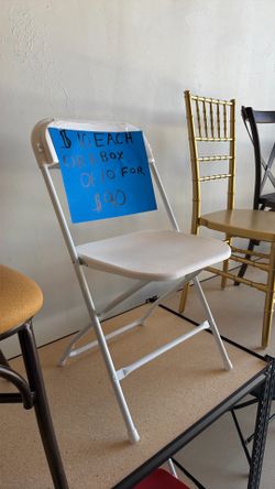 Party plastic chairs