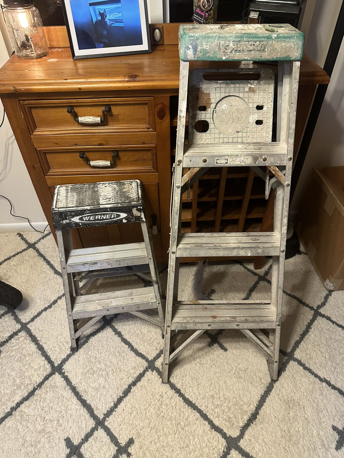 Werner Step ladder &  Husky 4ft Ladder