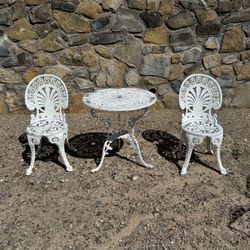 Gorgeous Antique Set Of 3, All Metal, Good Condithion, Need Repaint, PRICE FIRM $260, NO LESS!