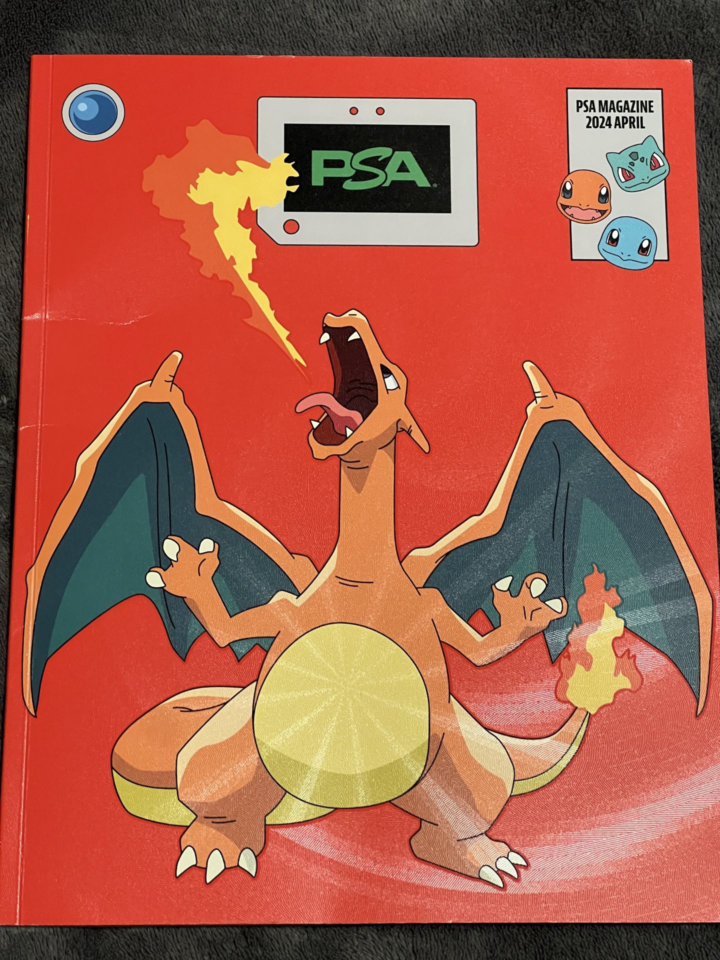 PSA Pokemon Magazine Charizard Heat Wave 3/100