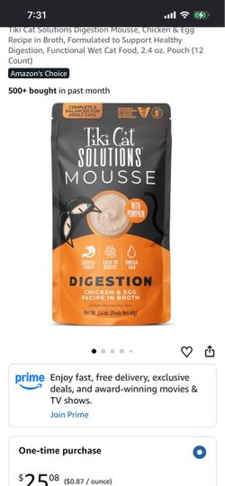 TIKI Cat Solutions Mousse Digestion