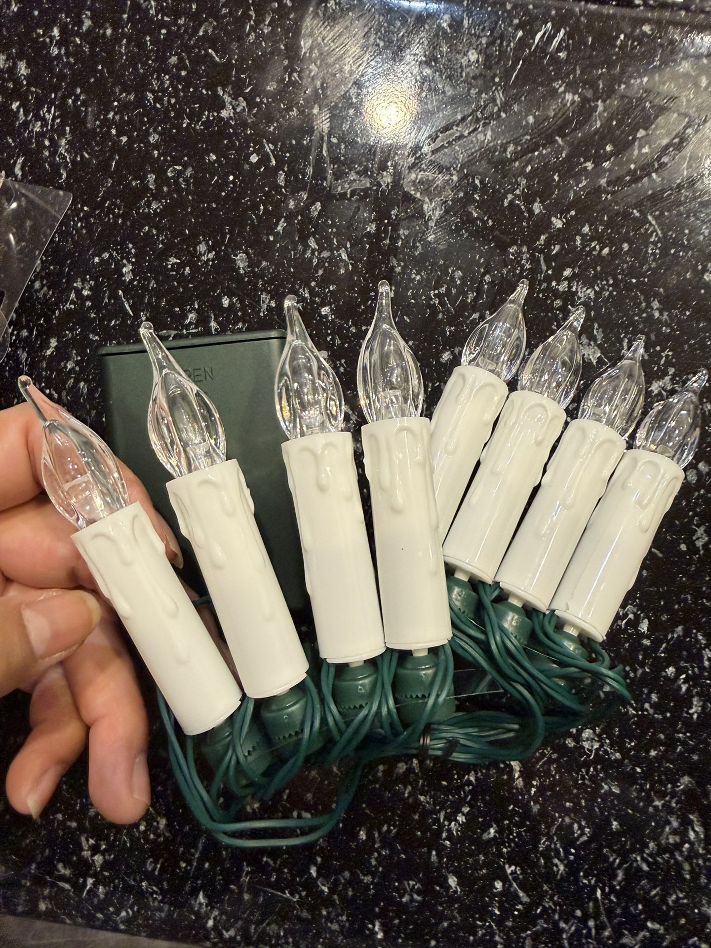 Christmas Candle Flickering Lights