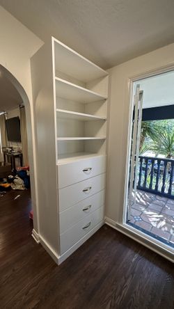 White Closet Cabinets