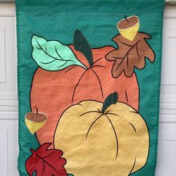 Falling Leaves Outdoor Flag