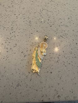 14K San Judas Tadeo Pendant