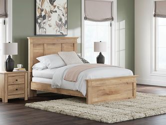 Fenderport Tan Full Panel Bed (Online Special Price)