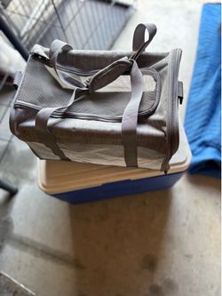 Gray Soft Pet Carrier
