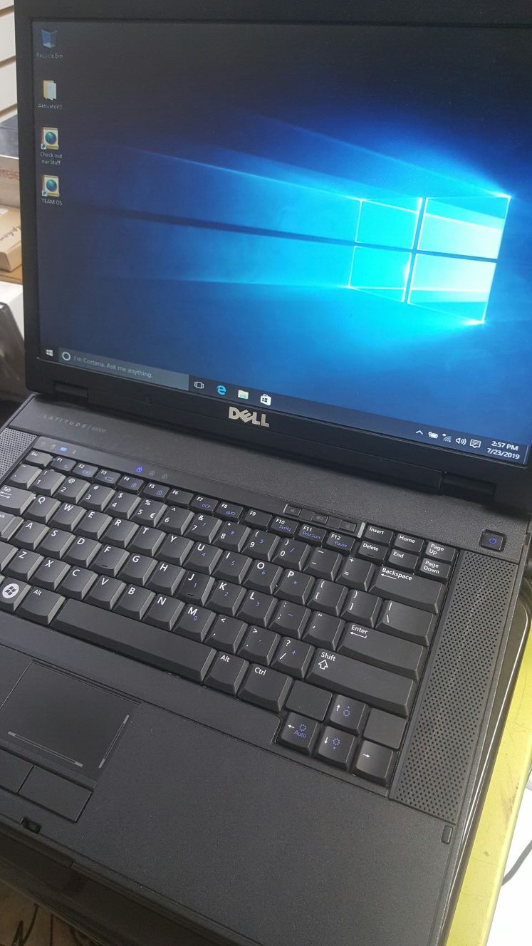 Dell Latitude E5500 Core 2 Duo Laptop Computer Windows 10 WiFi DVDRW 15.4 inches Screen size 100% Tested Working