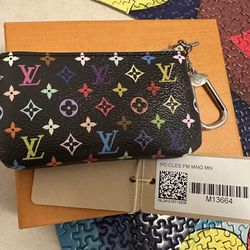 Louis Vuitton X Murakami Black Coin Purse Very Limited