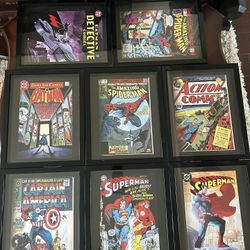 Superhero DC/MARVEL Wall Decor Set (8 Total)