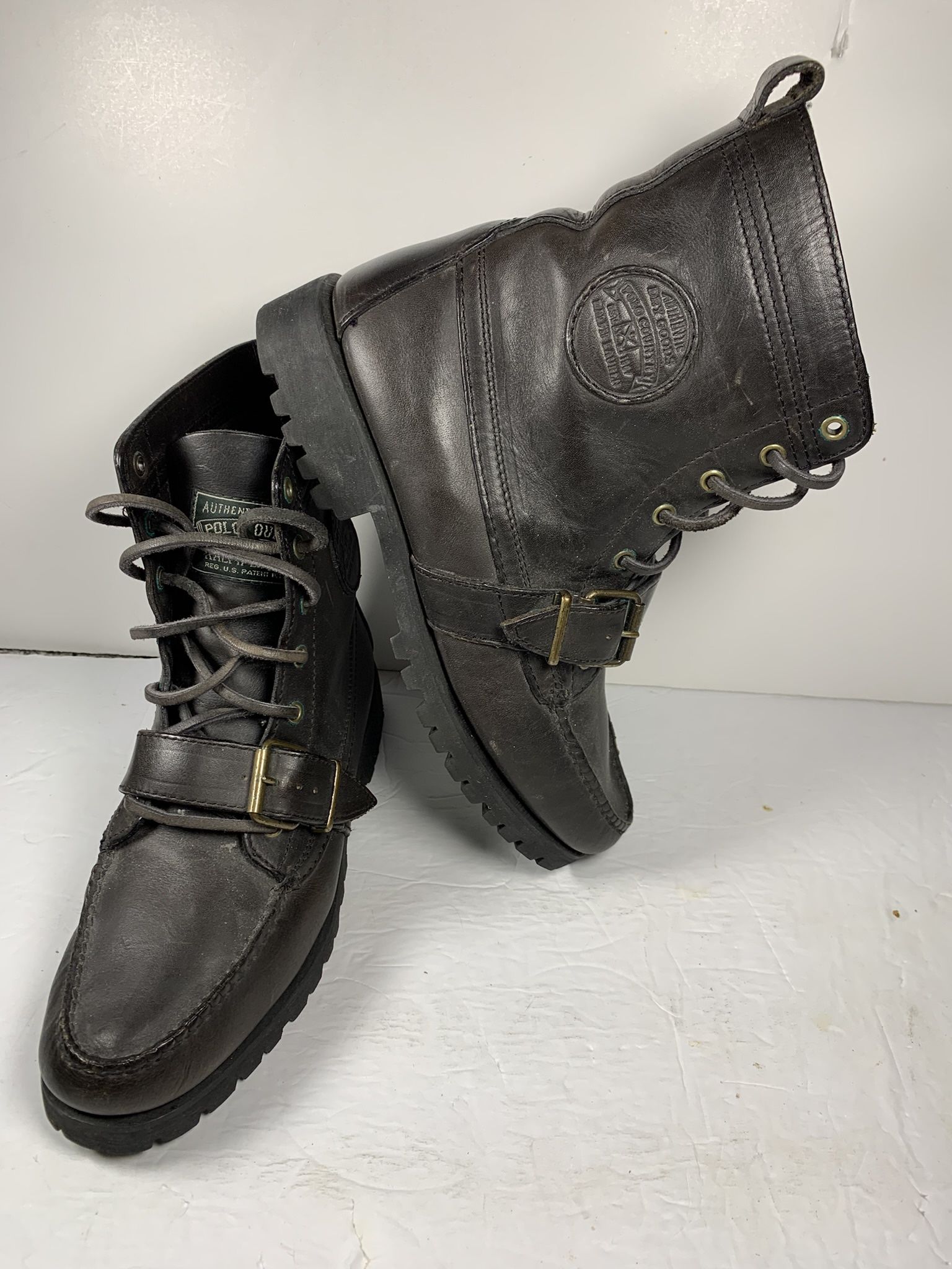 Polo Ralph Lauren Country Mens 8 D Leather Boots