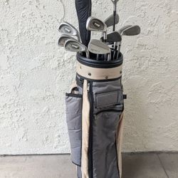 Golf Clubs And Bag 
