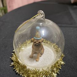Super Cute Doggie Snowglobe Ornament