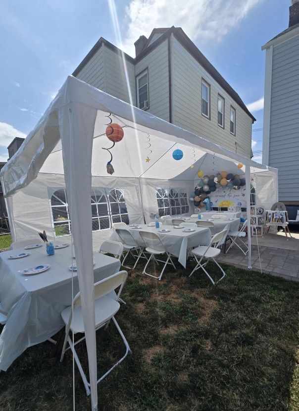 Mighty Strong Tent ๐ช๐ผโจ 175 each King Size ๐4 pack of tents ๐ถ seats 130 people for 600 ๐Event Garden Party Wedding 10x20 ea Window Walls Removable