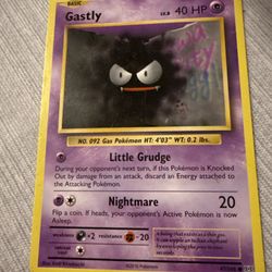 Pokemon XY Gastly