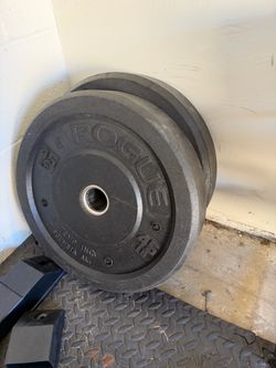 Rogue 45 lb Bumper Plates Pair