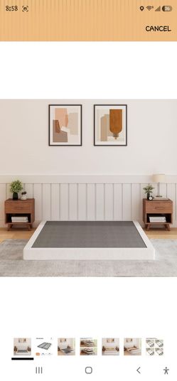 4in king bed foundation