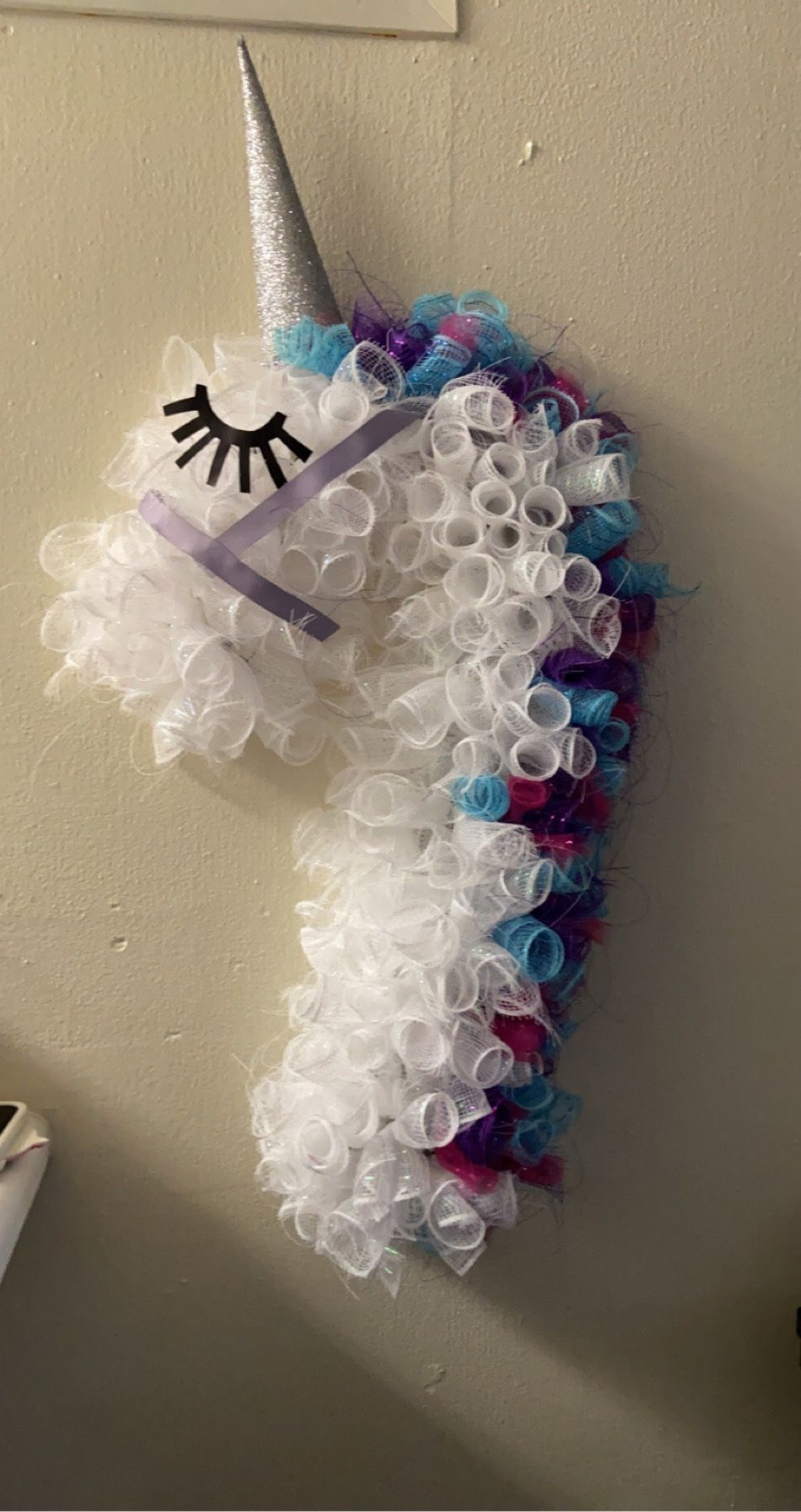 Unicorn wreath