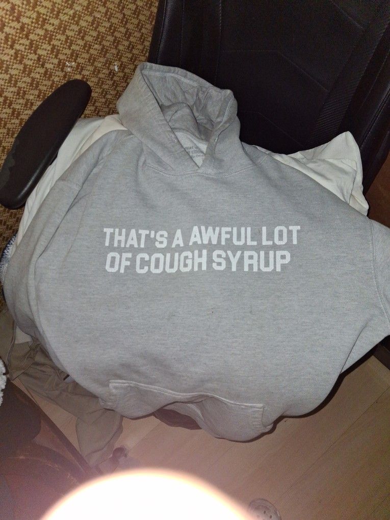 That's a Awful  Lot Of Cough Syrup 