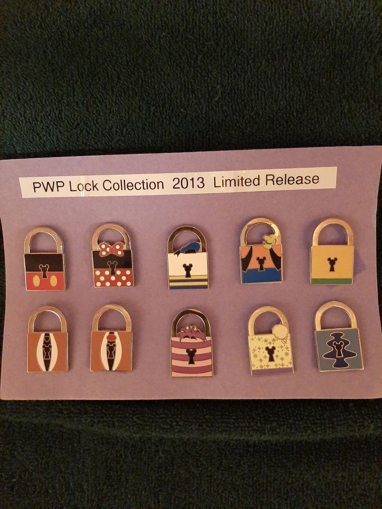 Complete Disney Pin Set - Locks