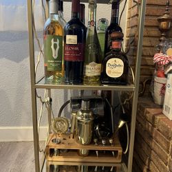 Gold Metal Shelf