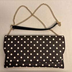 NWT Talbots Black Polka Dot Crossbody (Retail $109)