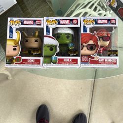 Funko Pop Marvel Holiday Exclusive Set