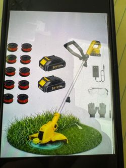 Cordless grass trimmer Ajustable