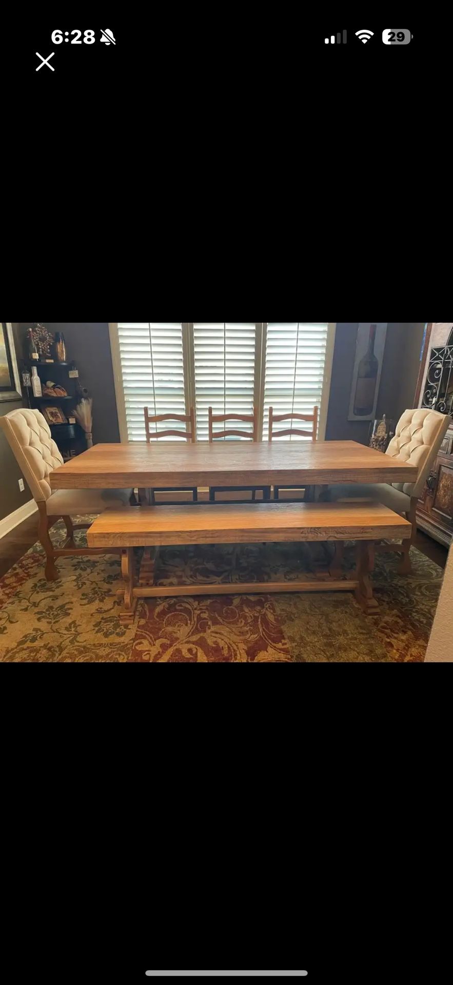 New Elegant Dining Room Table