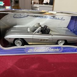 1:18 Anton Ford Thunderbird, 63 Convertible, Black Silver