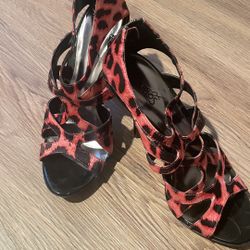 Pink Leopard Heels 