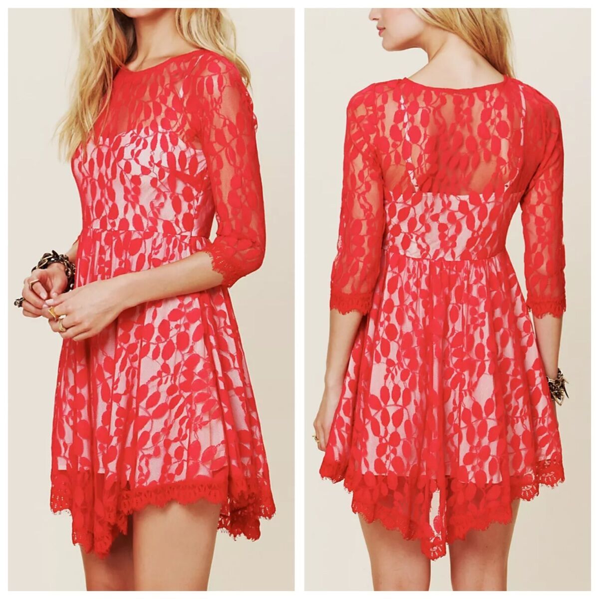 Free People Lace Dress MSRP $128