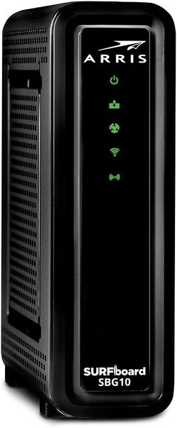 ARRIS SURFboard SBG10 DOCSIS 3.0 AC1600 WiFi Cable Modem Router #3366J R6