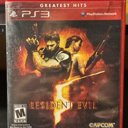 Resident Evil 5 Video Game for PS3 Sony PlayStation 3 Complete with Manual