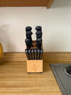 Henckels Knife Set with Wood Block