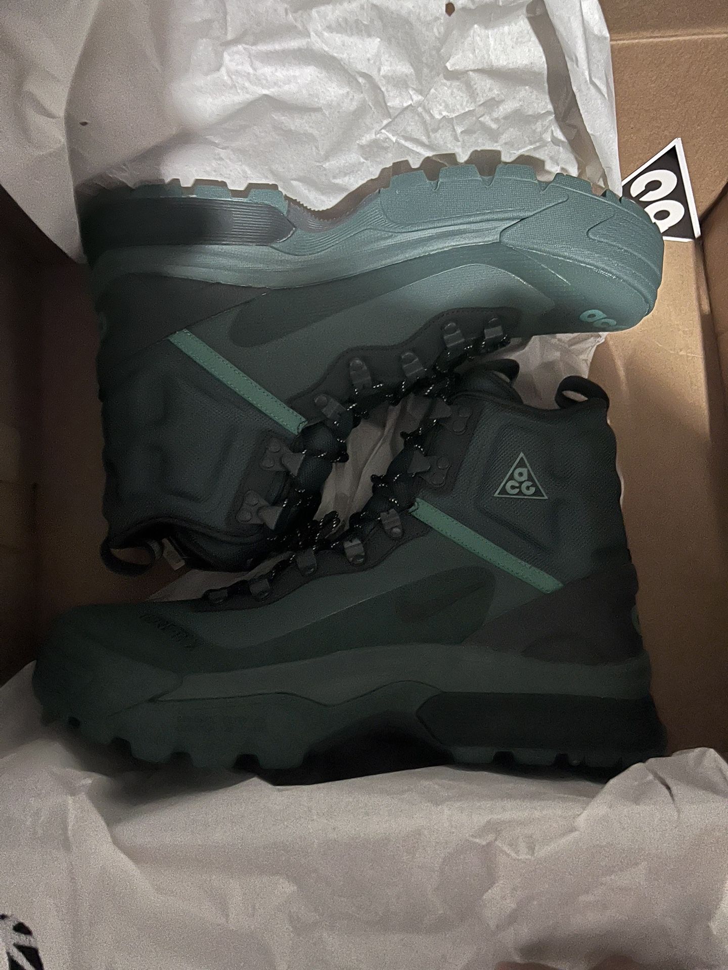 Brand New Nike ACG Zoom Gaiadome Gore-Tex Boots In “Vintage Green”