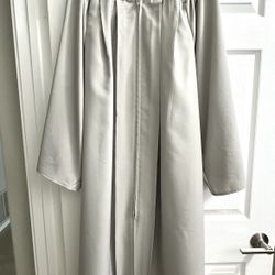 Graduation Gown - Light Grey, 5’10”-6’