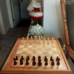 Battle Of Bunker Hill Revolutionary War Chessboard And Pieces