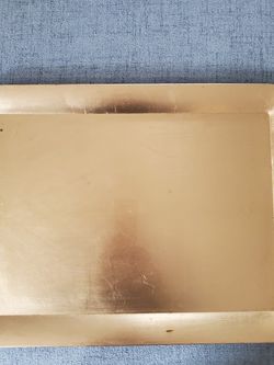 Gold Leaf Serving Tray