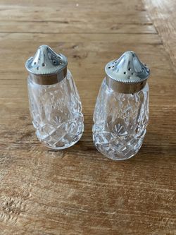 Waterford Colleen Salt And Pepper Shakers 