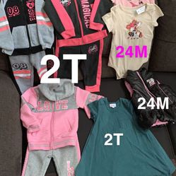 Toddler Girls Sweat Sets And Clothes 