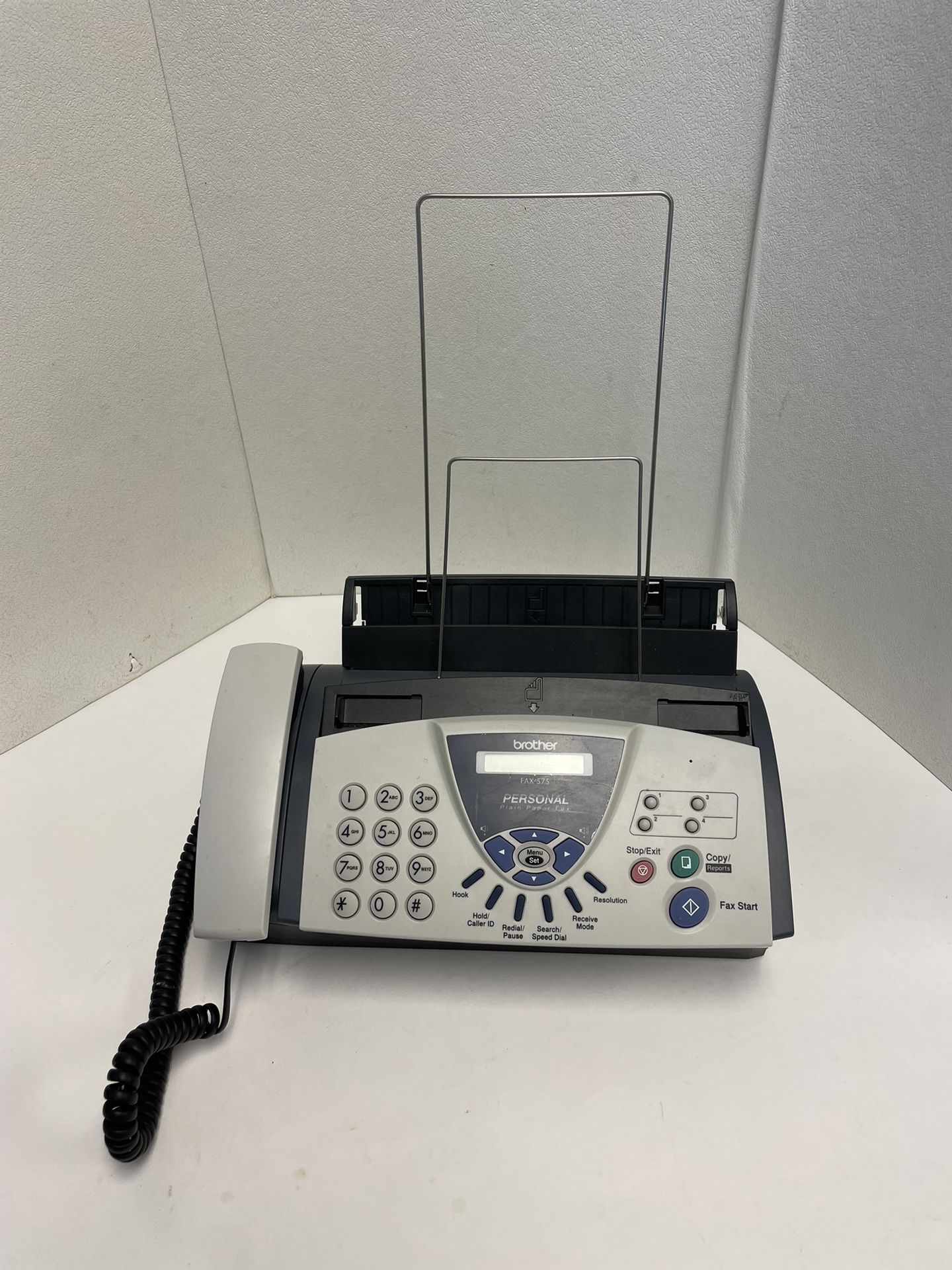 Brother FAX-575 Personal Fax Phone & Copier TESTED