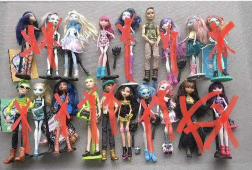 MONSTER HIGH DOLLS 