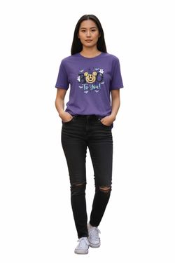 Women’s Boo To You Purple T-Shirt Size Large